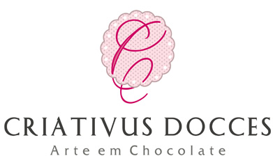 Logotipo Empresa de Doces e Chocolates - Criativus Docces