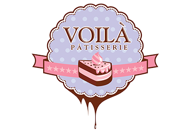 Logotipo Doceria especializada em Bolos - VOILÀ PÂTISSERIE