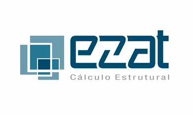 Logotipo Empresa de Arquitetura focada no ramo de Cálculos Estuturais - EZAT